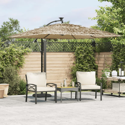 vidaXL Garden Parasol with Steel Pole Umbrella Sunshade Outdoor Patio Beach