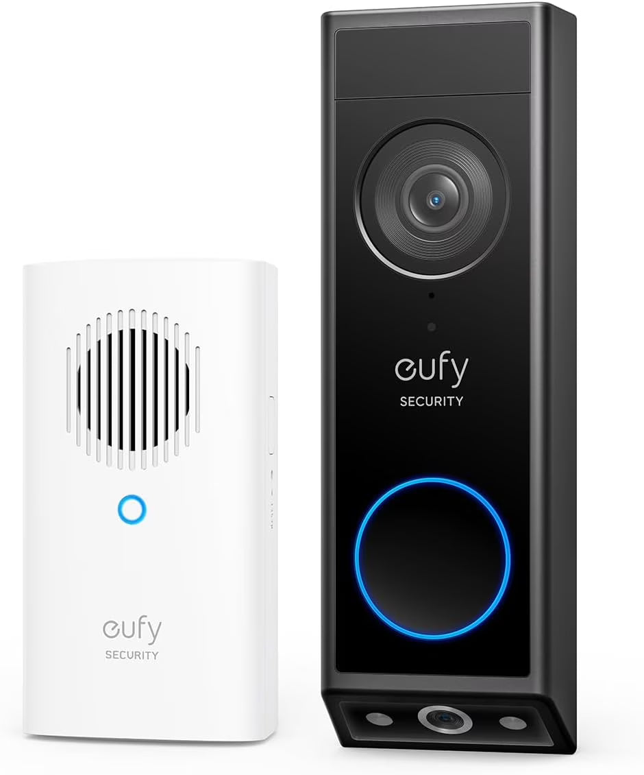 eufy Security Video Doorbell E340, Dual Cameras with Delivery Guard, 2K Camera