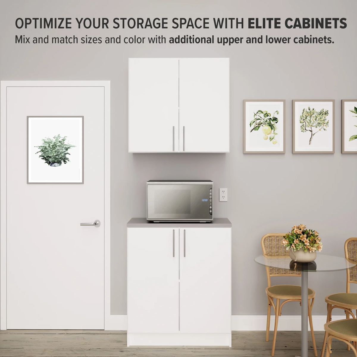 Prepac Elite 32" Wall Cabinet, White