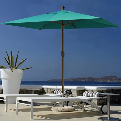 EliteShade Sunumbrella 6x6Ft Square Market Umbrella with Ventilation