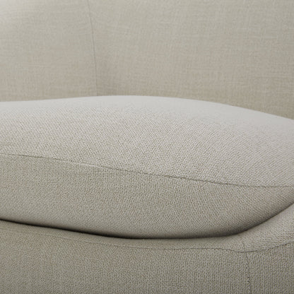 Better Homes & Gardens Mira Swivel Accent Chair, Cream Shearling