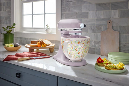 KitchenAid Artisan Series 5-Quart Tilt-Head Stand Mixer, Wildflower, KSM156CXWF