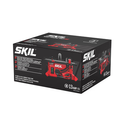 SKIL TS6328-00 13 Amp 8-1/4" Compact Portable Jobsite Table Saw with Rack and Pinion Rip Fence