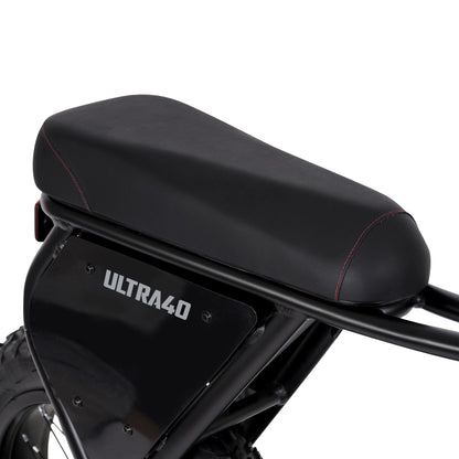 Hyper Bicycles Ultra 40 20" 36V Electric Bike for Adults, 250W E-Bike Motor, Matte Black