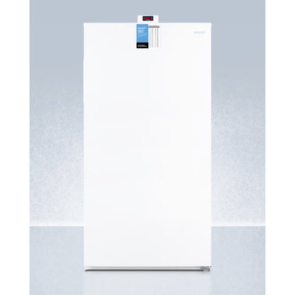 Upright 22 cu.ft. all-freezer with icemaker in white