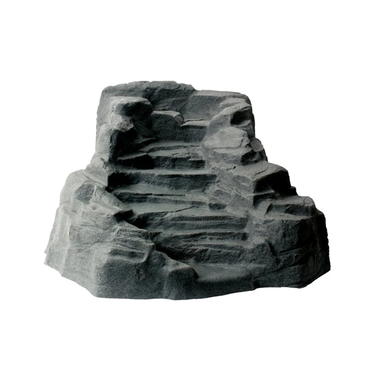 Algreen Decorative Pond Watercoarse, Tranquility Waterfall with Threaded Fitting, Charcoalstone