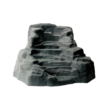 Algreen Decorative Pond Watercoarse, Tranquility Waterfall with Threaded Fitting, Charcoalstone