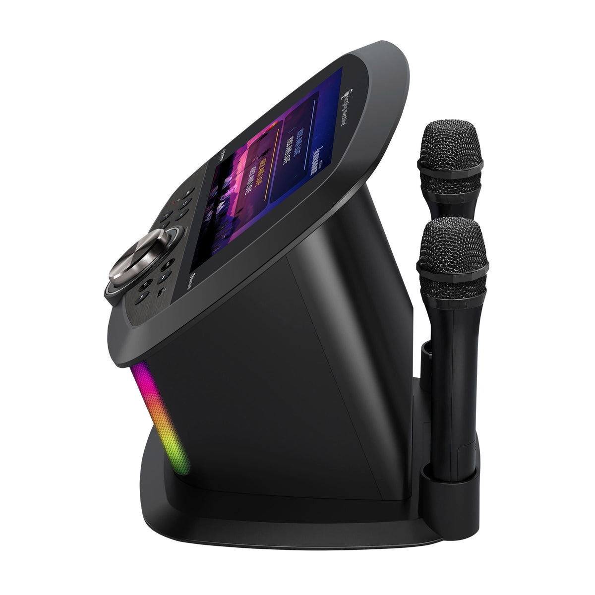 Singing Machine Ultimate Karaoke Party System with Vocal Removal & Charging Mics