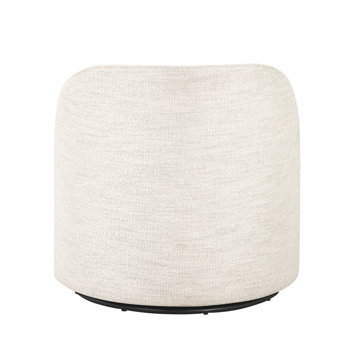 Better Homes & Gardens Juliet Modern Arch Swivel Accent Chair, Cream Boucle