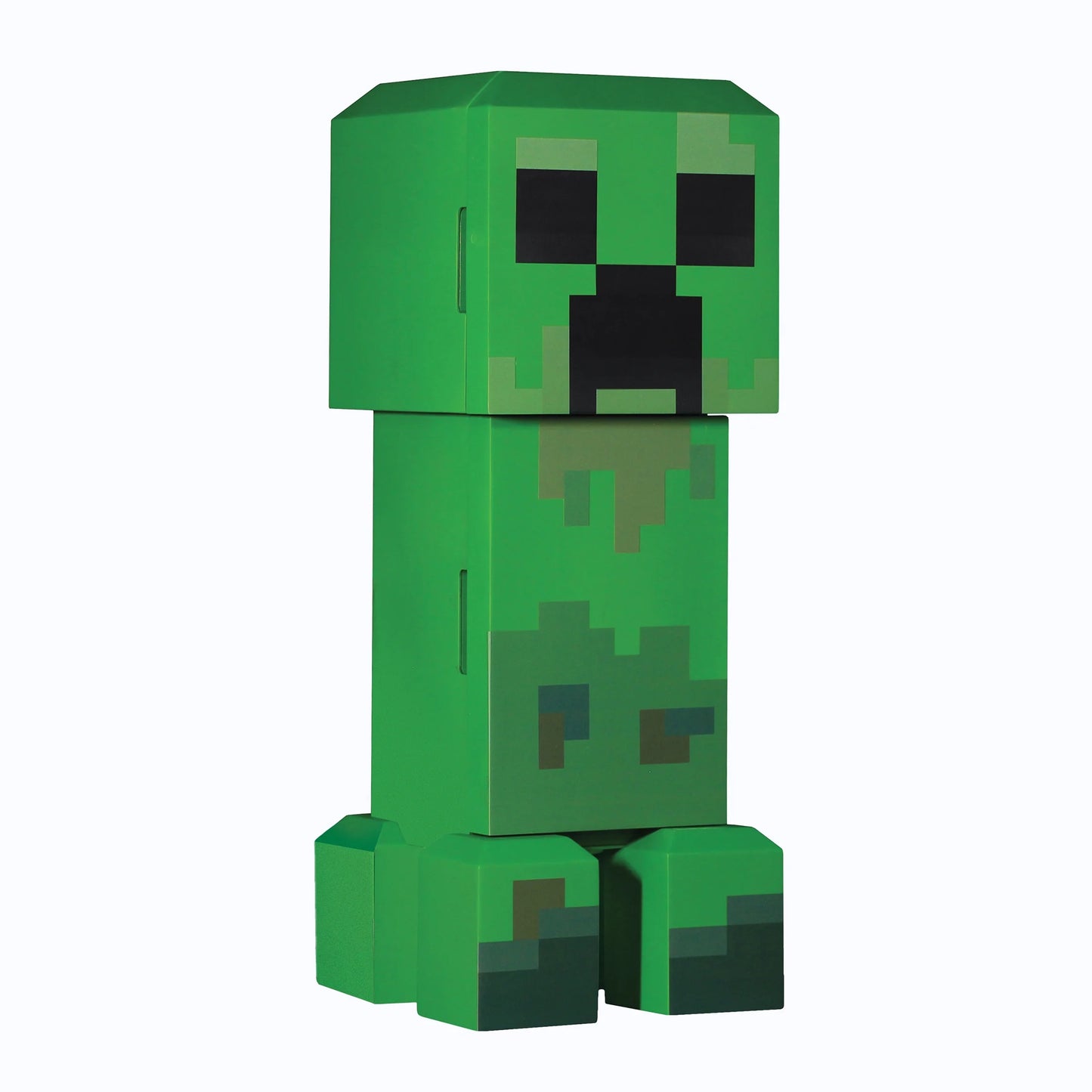 Minecraft Creeper Mini Fridge 2 Door, 8L, Green, 25.2" H 9.5" W 9.1" D