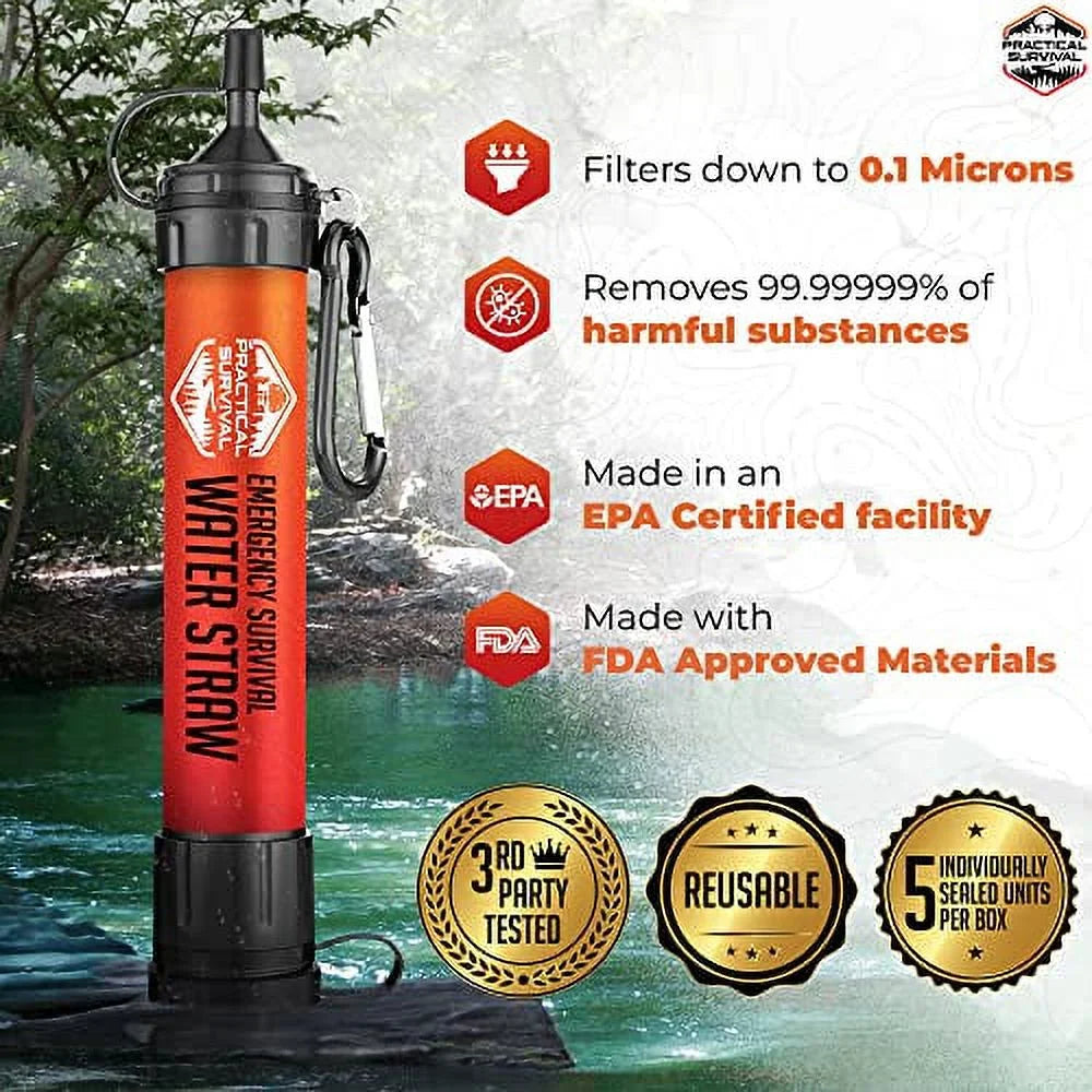 Practical Survival Water Filter BPA-Free