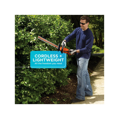 BLACK+DECKER LHT2220 20V MAX* Cordless Lithium 22 in. Hedge Trimmer
