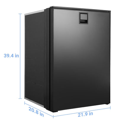 Smad 4.5 Cu ft/130L DC 12/24V RV Refrigerator with Freezer Compact Portable Fridge