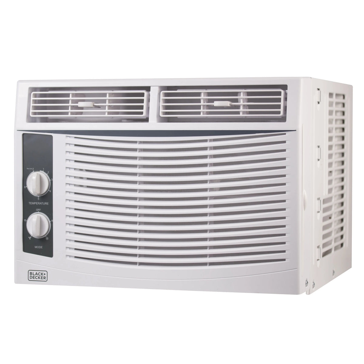 BLACK+DECKER BWAC05MWTB 5,000 BTU Window Air Conditioner Unit, AC Cools Up to 150 Square Feet, Energy Efficient, White