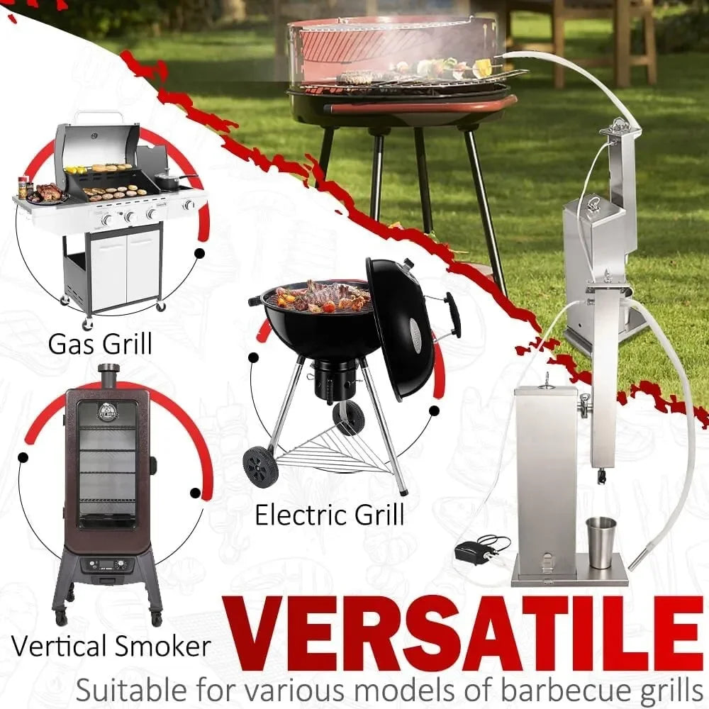Cold Smoke Generator 10 Hour Extra Long Smoke Portable Electric BBQ Smoke Generator Outdoor Smoker Accessories For Meat Vegetables Electric Smoke Maker