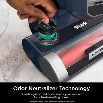 Shark Upright Vacuum, Rotator Pet, Pet Friendly, Bagless, PowerFins HairPro Brushroll, HEPA Filter, Odor Neutralizer, Hard Floor and Carpet, Swivel Steering, ZU100, Chimera