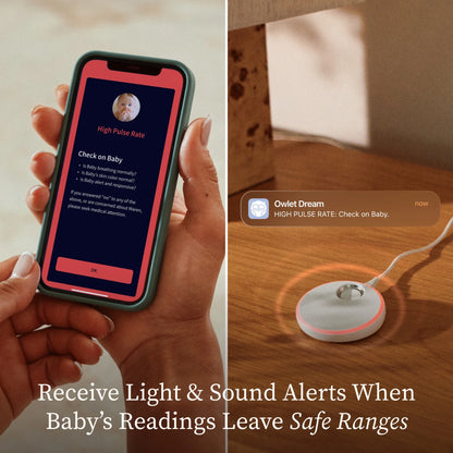 Owlet Dream Duo (3rd Gen) �C FDA-Cleared, All-in-One Smart Baby Monitoring with Sock & 2K HD Cam