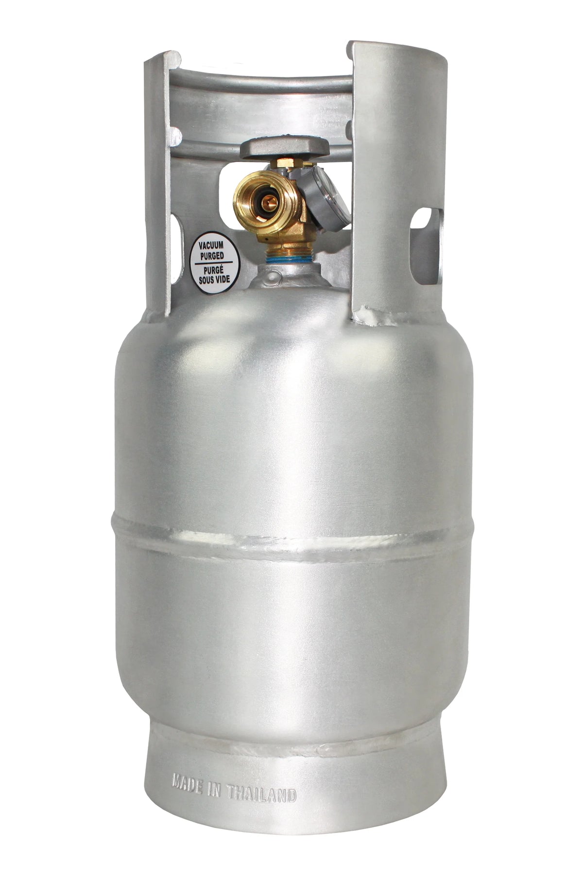 Flame King 5LB Aluminum Propane Tank with Gauge & OPD Valve, Corrosion-Resistant and Rust-Free