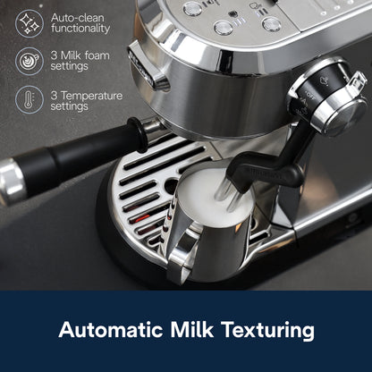 Delonghi  New Dedica Maestro Plus Espresso Machine with Automatic Steam Wand