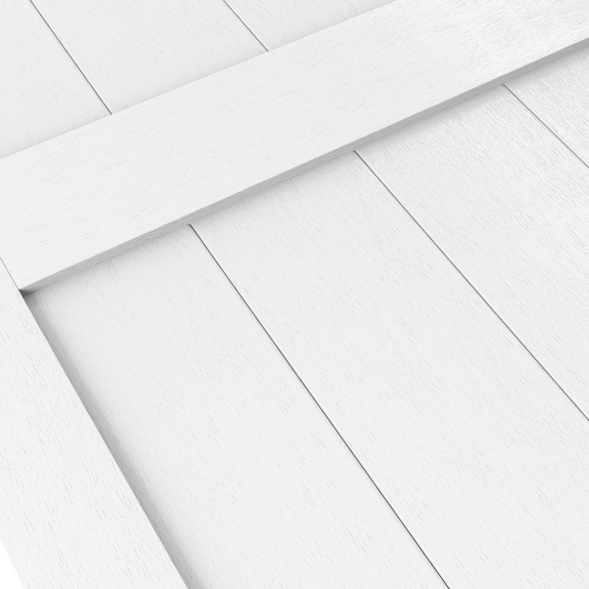 Uforic 48" x 84" Silding Barn Door,with Hardware Kit Rail,and Handle,Pulleys, Gray