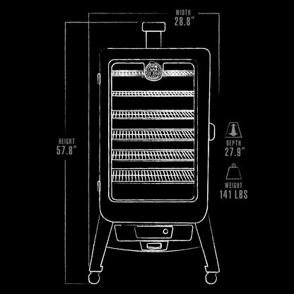 Pit Boss Copperhead 7 Series Vertical Pellet Smoker - PBV7P1