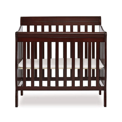Dream On Me Aden 4-in-1 Convertible Mini Crib Espresso