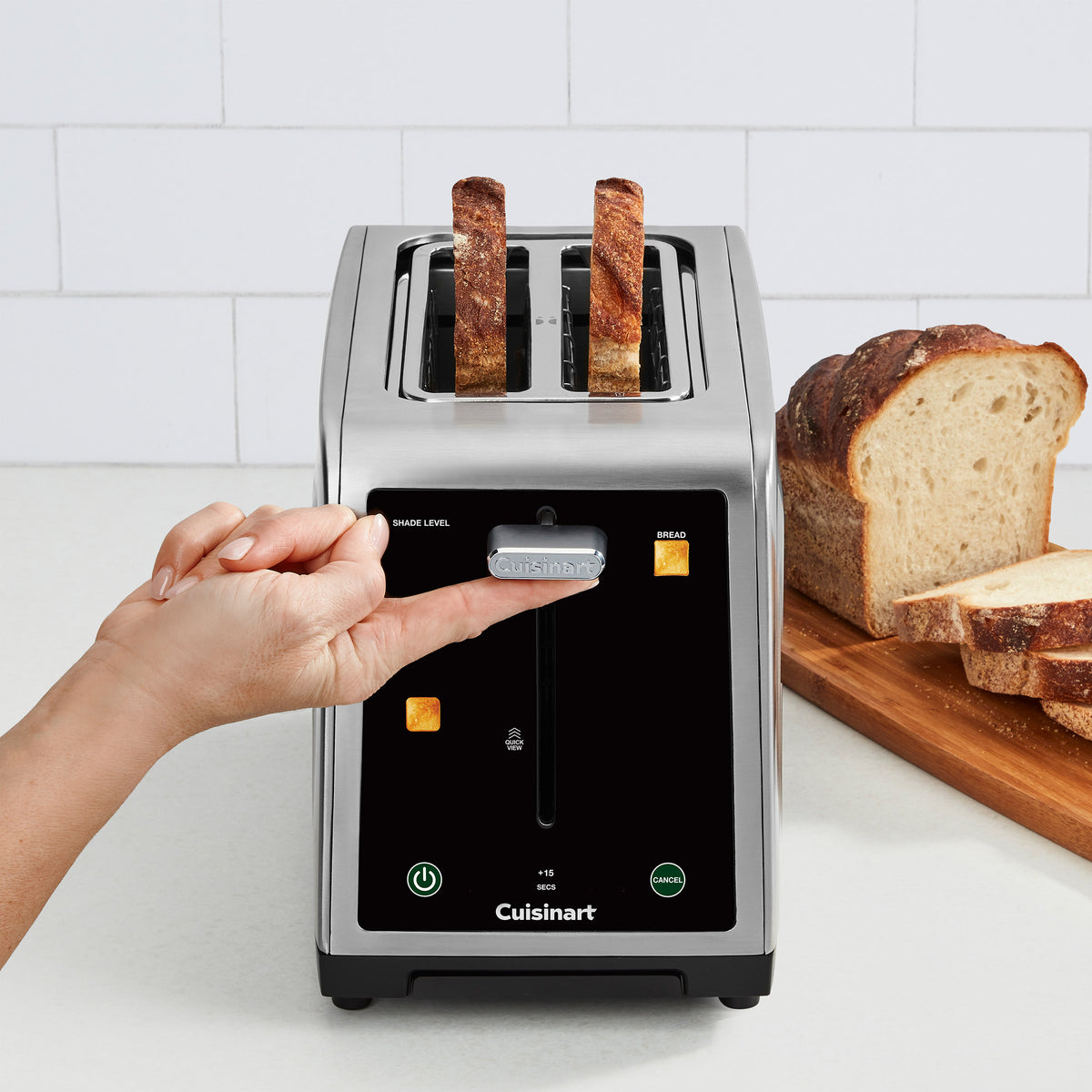 Cuisinart SimpliTouch XL Color Touchscreen 2-Slice Toaster