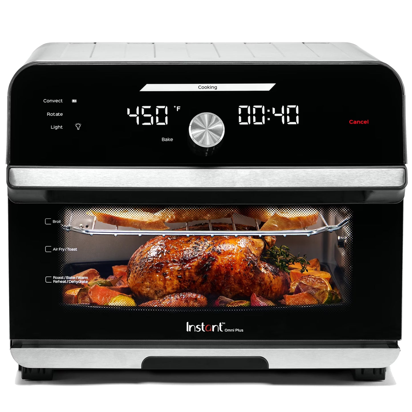 Instant Omni Plus 18L Air Fryer Toaster Oven Combo with 10-in-1 Functions, from the Makers of Instant Pot