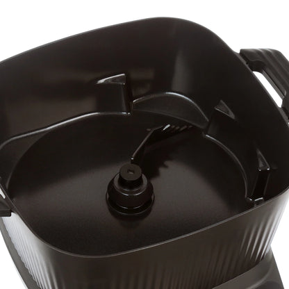 Power XL StirMax 7.5 Qt Multi-Cooker with Auto Stir/Shred Paddle and 9 Presets, Matte Black