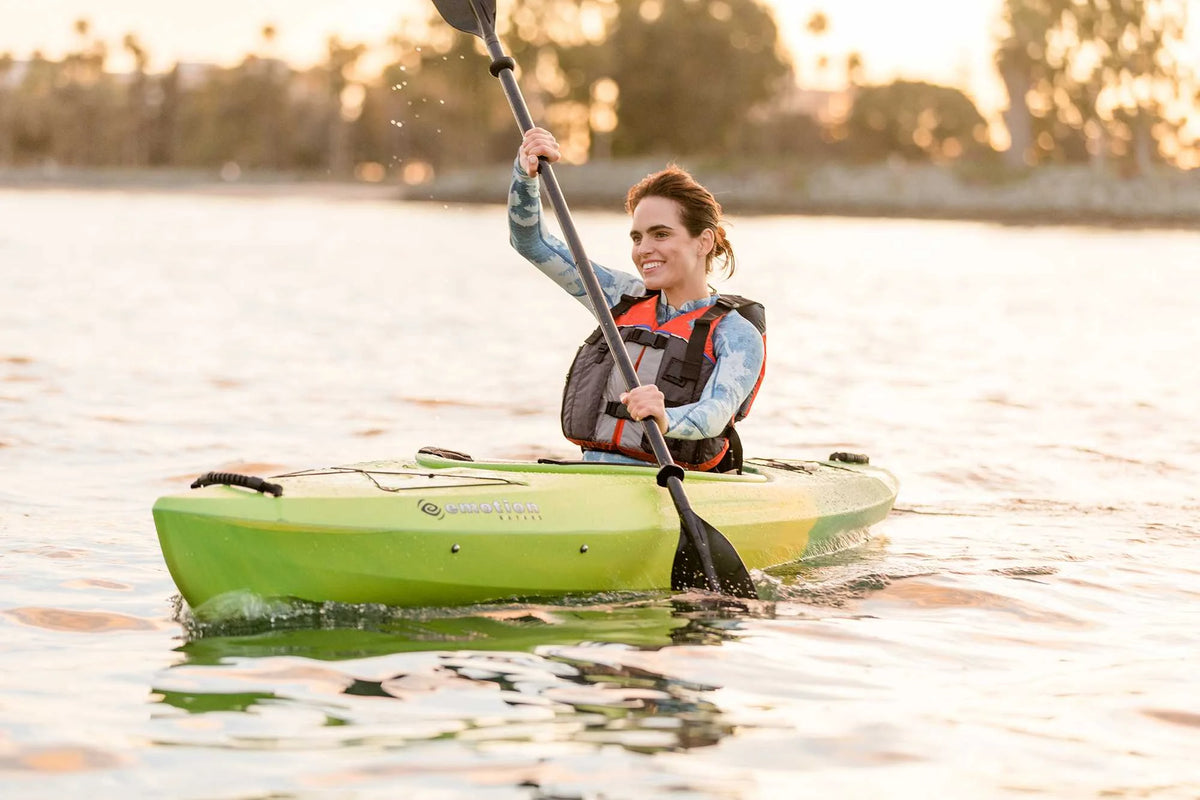 Lifetime Tide 123 inch Sit-Inside Kayak, Lemongrass Fusion (90848)