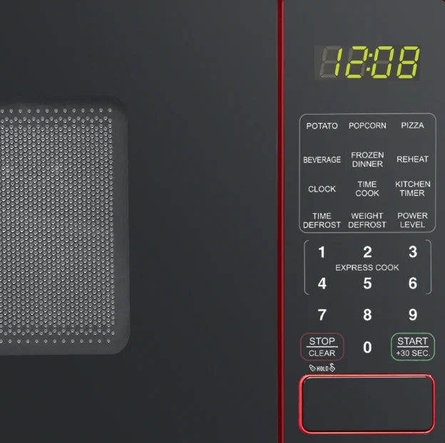 0.7 cu. ft. Countertop Microwave Oven, 700 Watts, New (Color : Red)