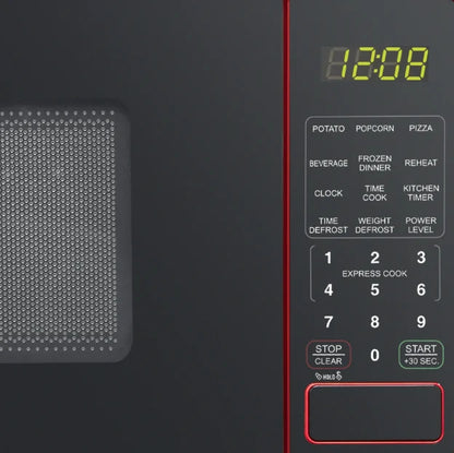 0.7 cu. ft. Countertop Microwave Oven, 700 Watts, New (Color : Red)