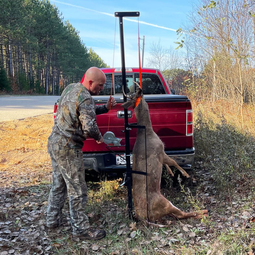 Kill Shot 600 lb. Capacity Hitch-Mounted Deer Hoist & Carrier