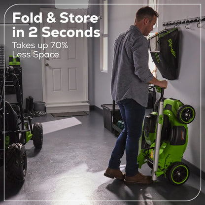 Greenworks 60V 21" Self Propelled Lawn Mower with (1) 8.0 Ah Battery & Rapid Charger 2546402