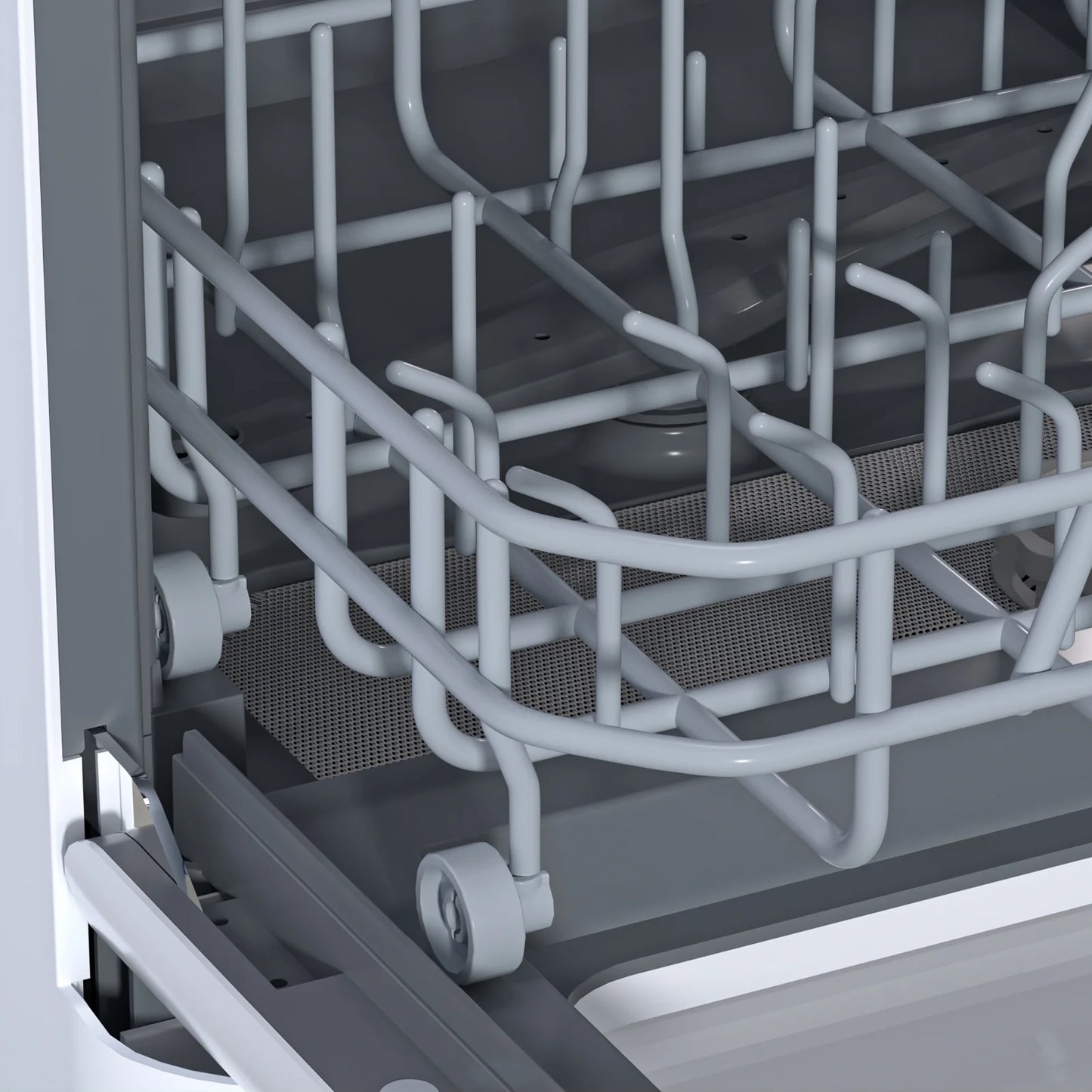 Kitem Portable Countertop Dishwashers, Compact Dishwashers with 5 L Built-in Water Tank & Inlet Hose, 6 Programs, Air-Dry Function Dishwash for Small Apartments