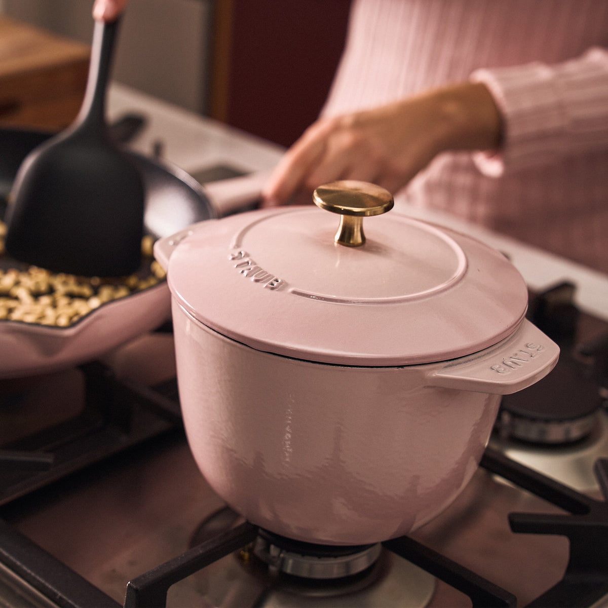 Staub Cast Iron 1.5-qt Petite French Oven - Grenadine