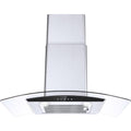 Tieasy 30-Inch Wall-Mounted Range Hood, 450CFM, Stainless Steel, 3-Speed Exhaust with Dishwasher-Safe Filter