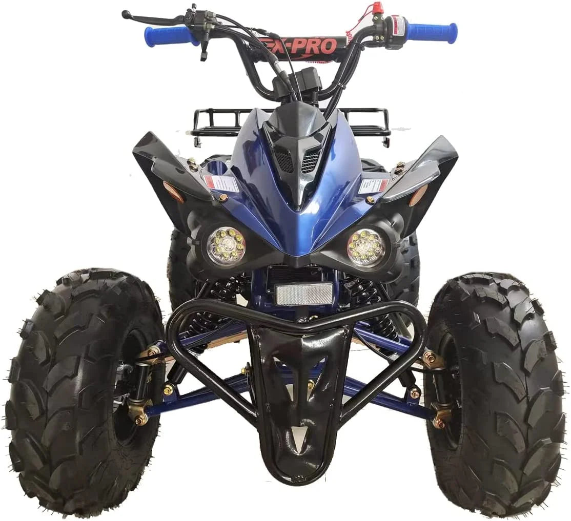 X-Pro Brand New Blast 125cc ATV with Automatic Transmission Reverse LED Headlights Big 19"/18" Tires
