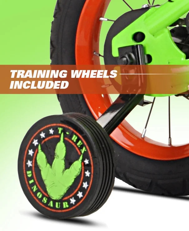 12" Dino Power Boy's Bike, Green