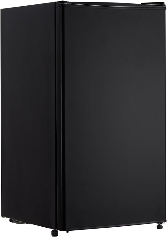 Mini Fridge With Freezer, 3.2 Cu.Ft Mini Refrigerator, Dorm Fridge With Single Door, Compact Refrigerator For Bedroom/Apartment/Office-Food Storage Cooling Drink, White