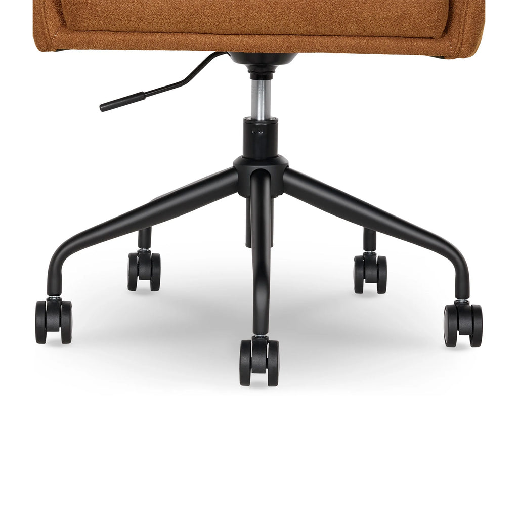 Better Homes & Gardens Juliet Office Chair, Ivory Boucle and Matte Black