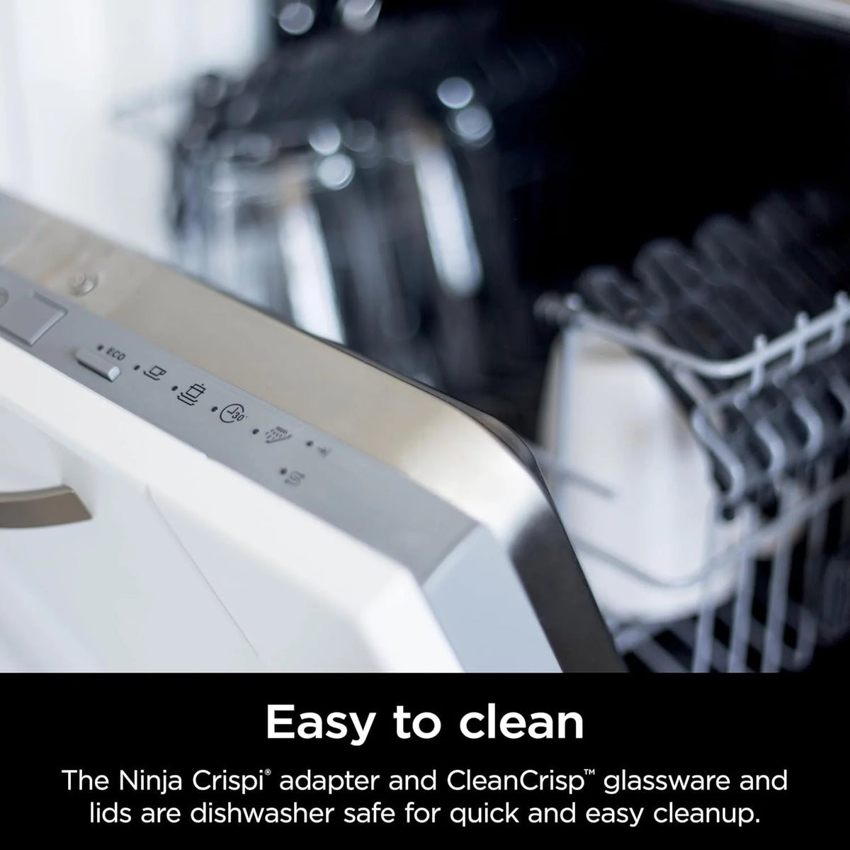 Ninja Crispi 5-in-1 Portable Glass Air Fryer Cooking System FN103BF, British Racing Green with Soft Gold Trim, 1500W, New