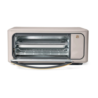 Beautiful Infrared Air Fryer Toaster Oven, 9-Slice, 1800 W, White Icing by Drew Barrymore