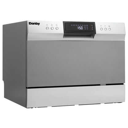 Danby 6 Place Setting Countertop Dishwasher in White (DDW621WDB)