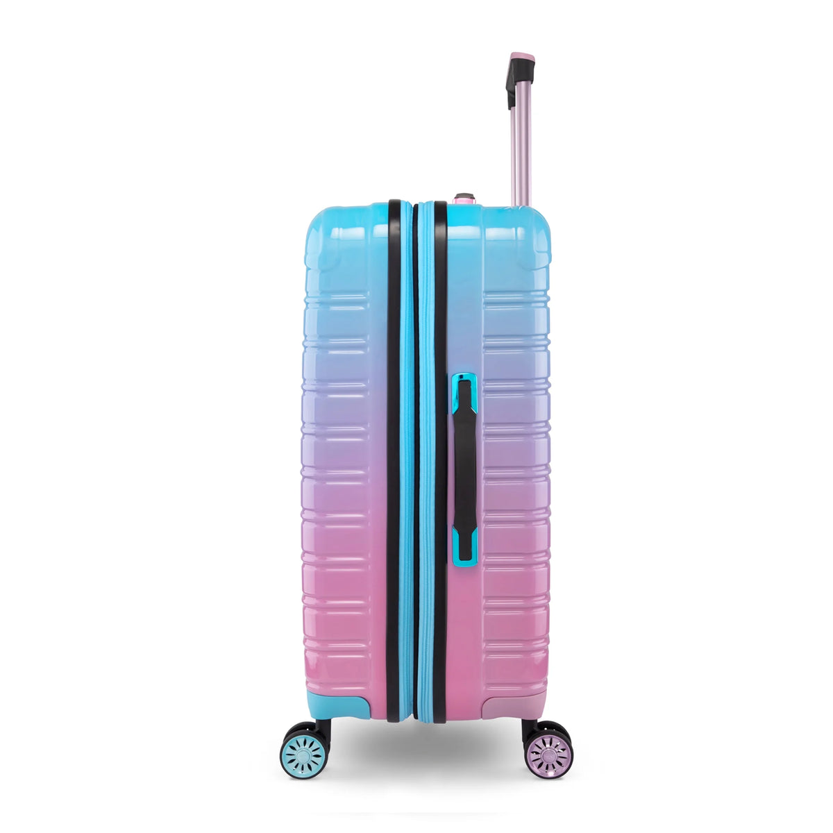 iFLY Hardside Fibertech 3.0 2 Piece Set, 20" Carry-on and 28" Checked Luggage, Gadget Gray