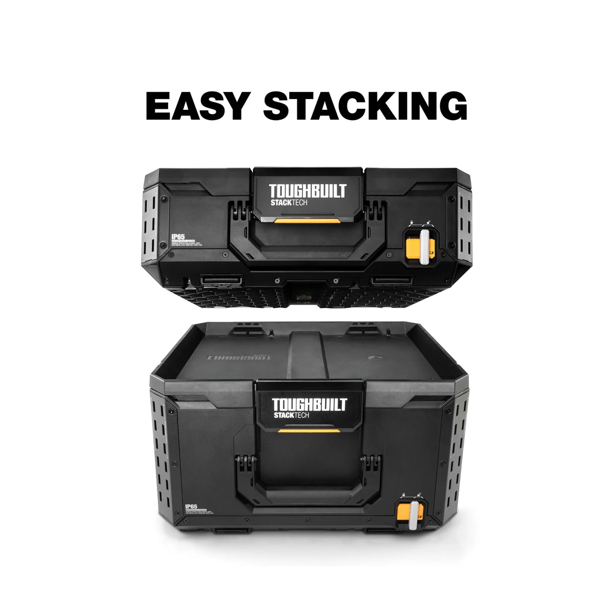ToughBuilt StackTech 1 Drawer Toolbox, Heavy-Duty Stackable Tools Storage, 50 lb Capacity