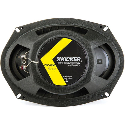 Kicker DSC6930 DS Series 6x9" 4-Ohm 3-Way Speaker