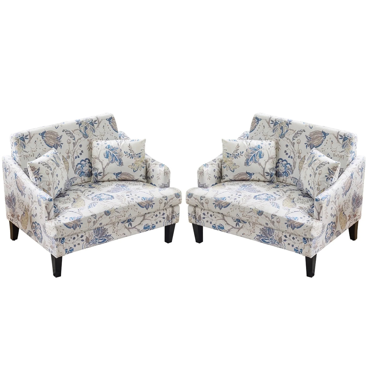 Bezseller Oversized Accent Chair with High Back, Armchair for Living Room or Bedroom, Beige