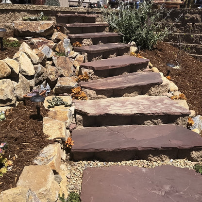 Flagstone Patio Pavers, Natural Stepping Stone, Driveway & Walkway Rock