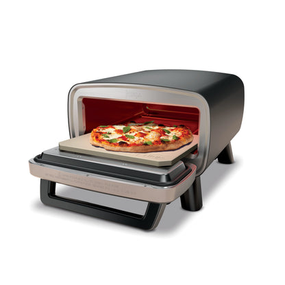 Ninja Artisan Outdoor Pizza Oven, 12-inch, 3-minute Pizza, Neapolitan, Thin Crust, New York Chicago, Custom, 700F Max Temperature, Electric Heat, Bake, Broil